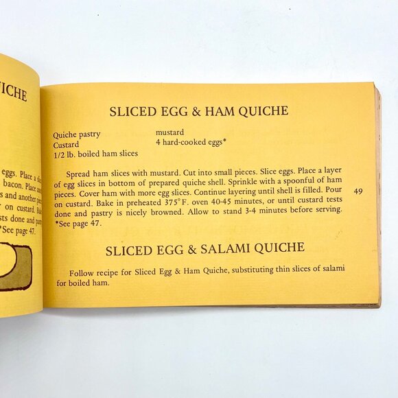 Souffle & Quiche Cookbook 1972 Nitty Gritty 2 in 1 Vintage Recipes - Picture 10 of 10